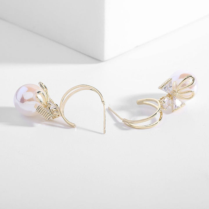 Skanto | Bow Pearl Øredobber
