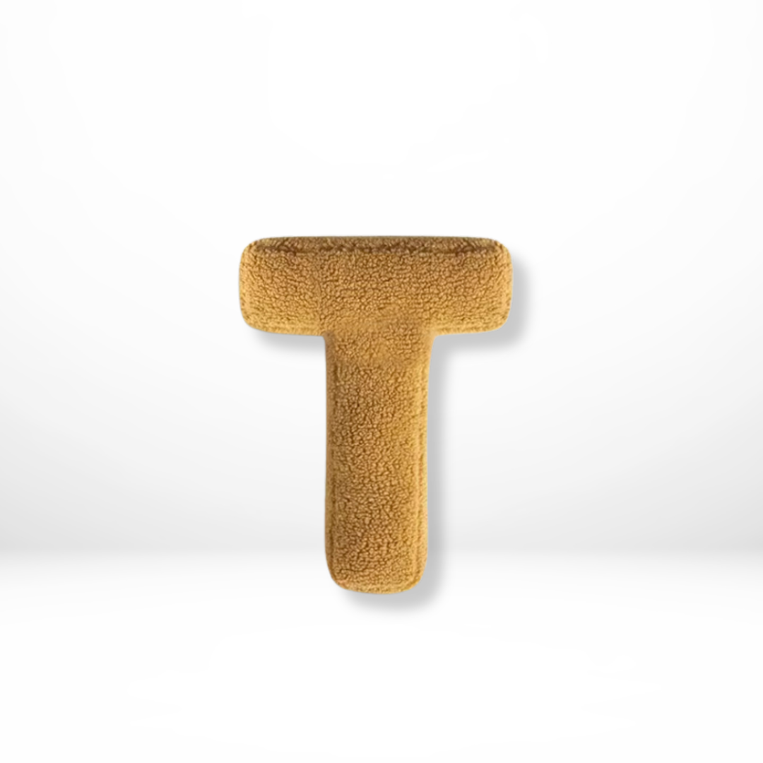 Norvo | Fløyels Alfabet Dekorativ Pute Med Bokstavene A Til Z