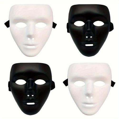 Skanto | Men’s Full Face Plastic Halloween Mask | Anonymous Cosplay