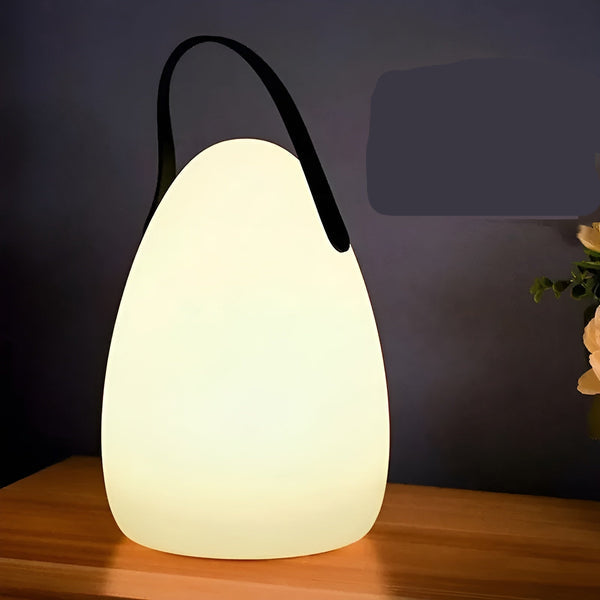 Trådløs LED-bordlampe – Vanntett, oppladbar og 16 farger | Skanto