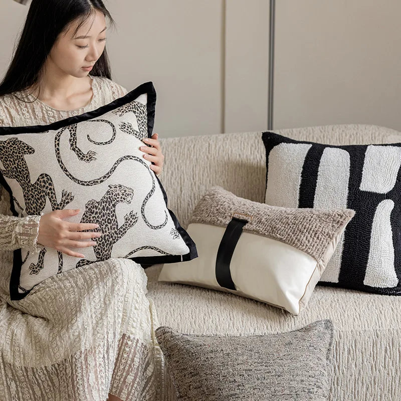 Skanto | Sofistikert Jacquard Broderte Dekorative Putetrekk