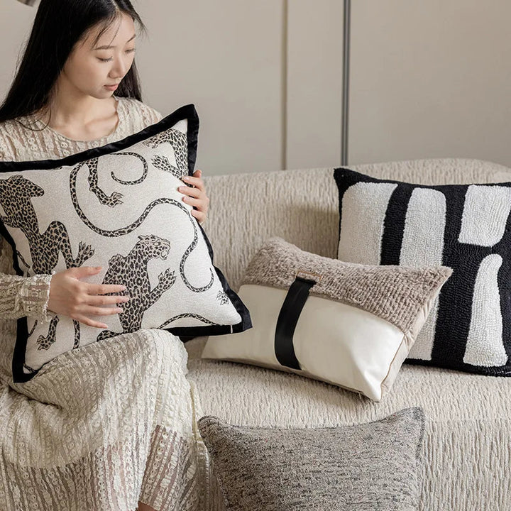 Skanto | Sofistikert Jacquard Broderte Dekorative Putetrekk