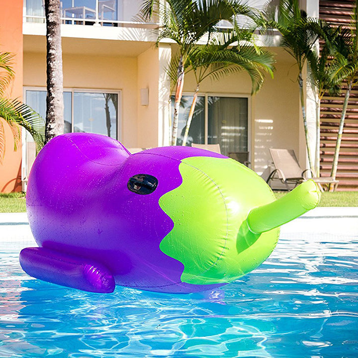 Unisex Inflatable Eggplant Lounge Float