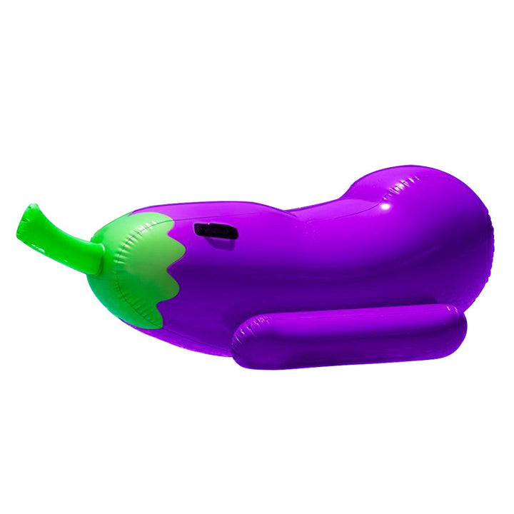 Unisex Inflatable Eggplant Lounge Float