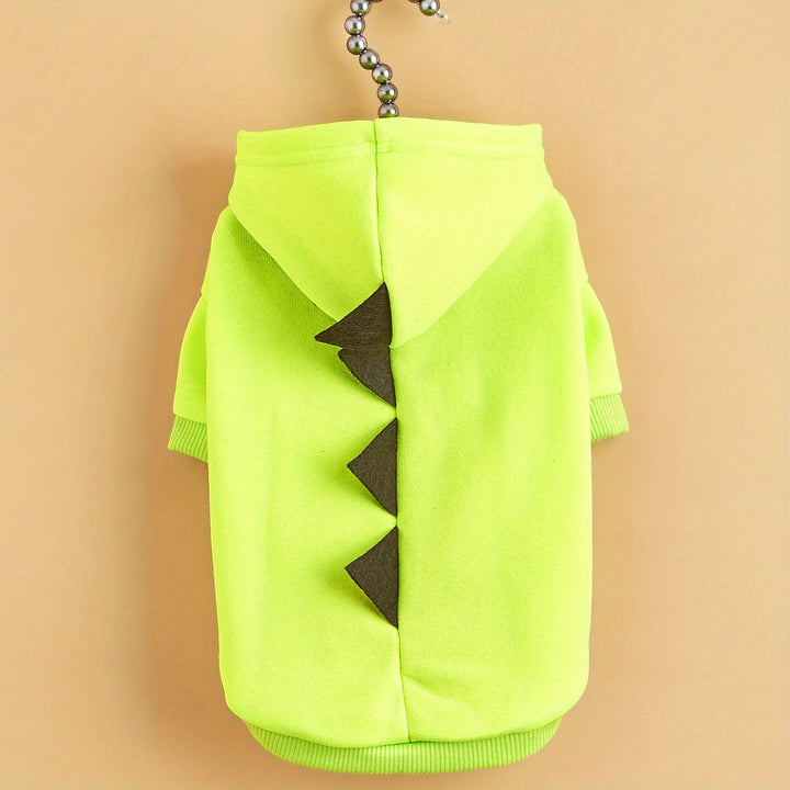 Skanto | Hund Halloween Kostyme Fleece Dinosaur Hoodie | Kjæledyrantrekk Varm