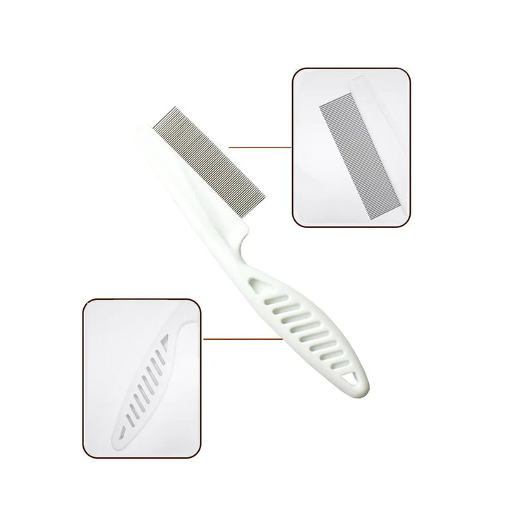 Skanto | Multifunksjonell Pet Hair Comb Flått- og Tåre Flekkfjerning