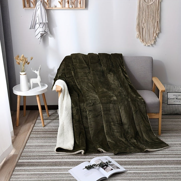 LuxeFlannel – Dobbelt-sidig Sherpa Teppe for Ultimat Komfort Skanto