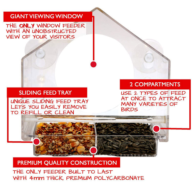 Smart Bird Feeder med Live Kamera | Skanto