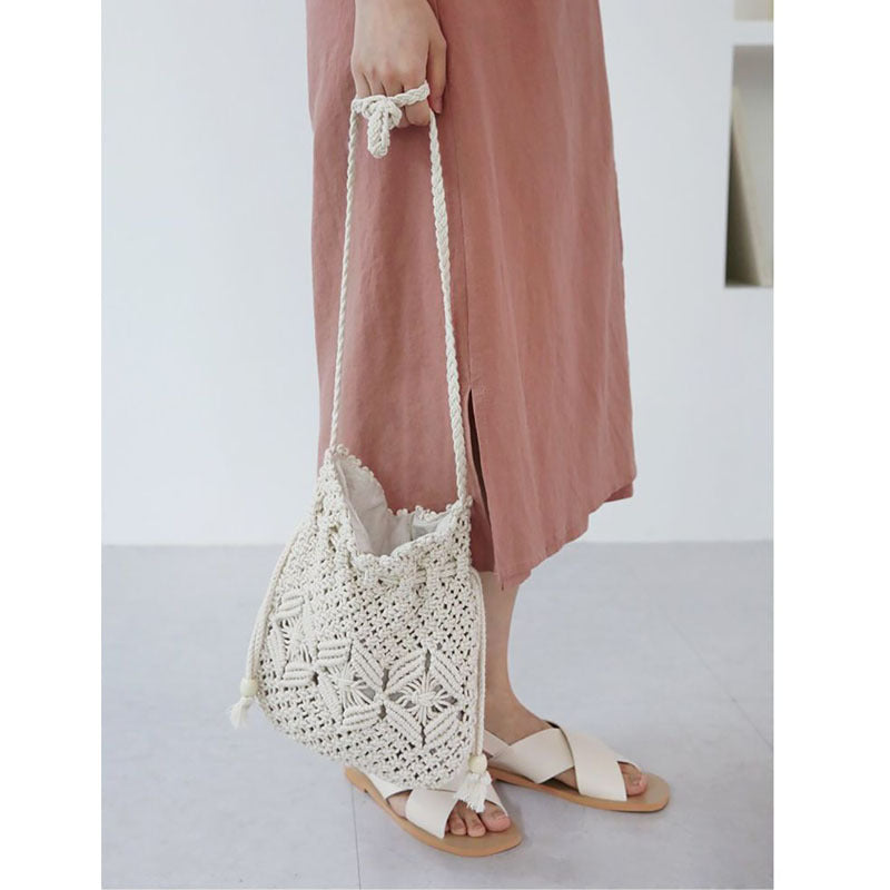 Hand-knotted Eco-friendly Shoulder Bag Skanto
