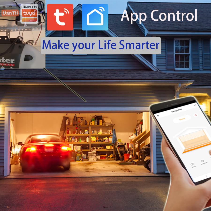 Skanto | Garasjeportsåpner WiFi Garasjeportkontroller APP og stemmestyring