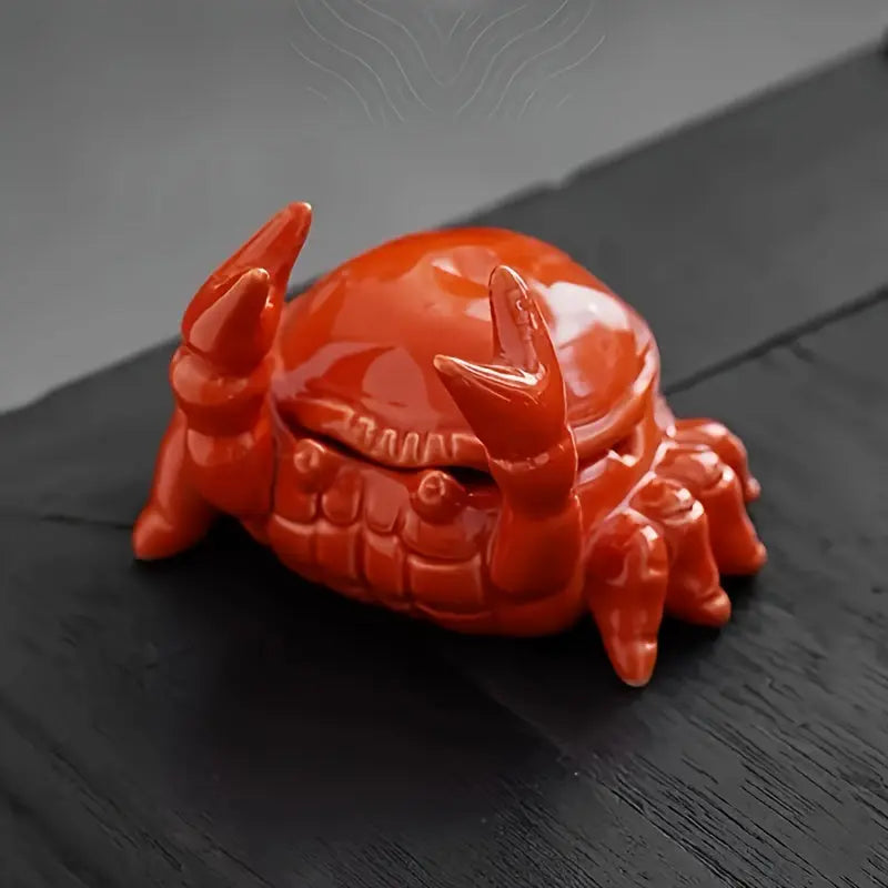 CrabbySmoke – Unik krabbeformet askebeger med lokk Skanto