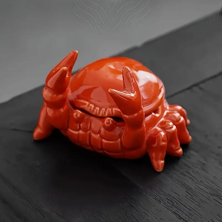 CrabbySmoke – Unik krabbeformet askebeger med lokk Skanto