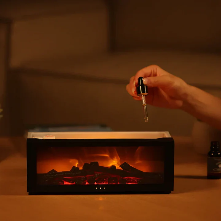 Skanto | Flame Aromaterapi Luftrenser - 4-i-1 Diffuser med Smart Timer
