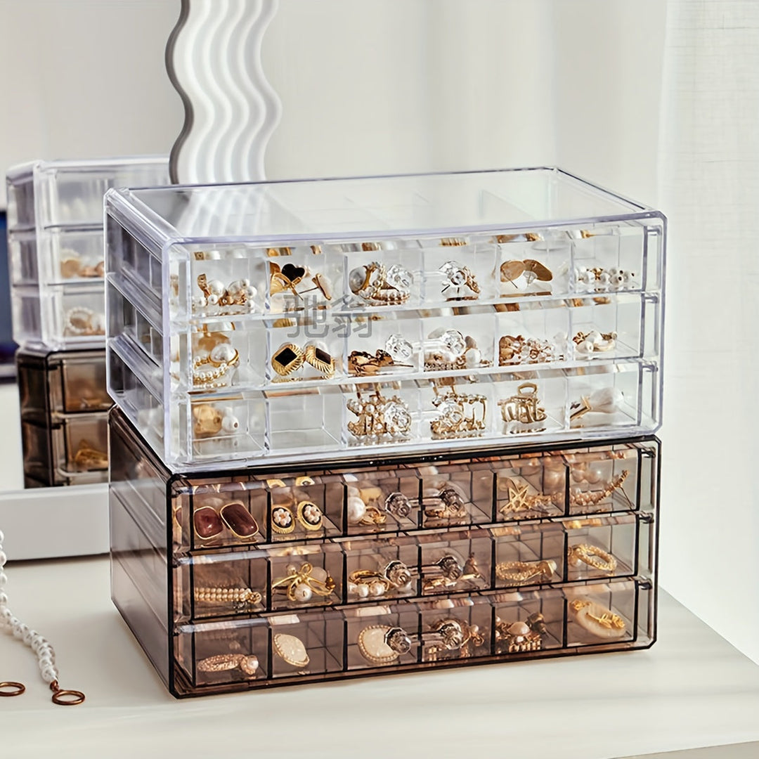 EleganceBox - Luksus Smykke Organizer med 72 Rom Skanto