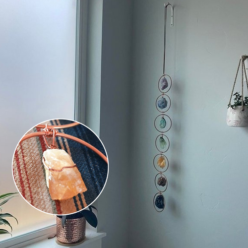 Skanto | Råkrystall 7 Chakra Stein Veggdekor