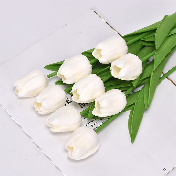 Utendørs kunstige tulipaner (7 stk) | Skanto