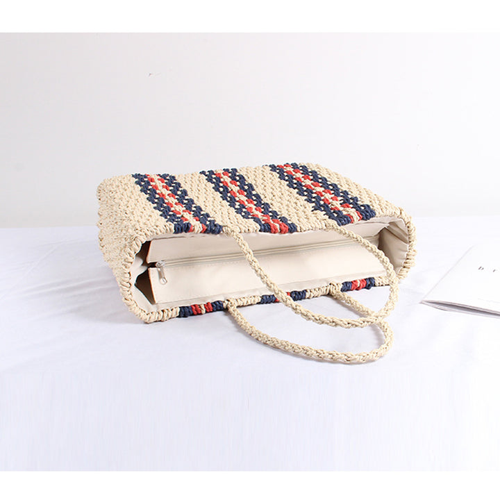 Spacious woven tote bag Skanto