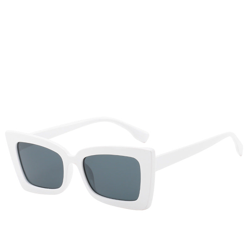 Dame Designer-solbrille med moderne geometrisk ramme Skanto