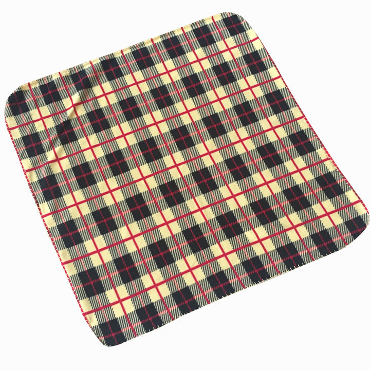 Dame Fleece-teppe med fint juledesign Skanto