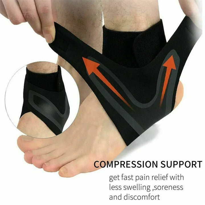Plantar Ankel X Wrap Støtte Kompresjons Sokker Skanto
