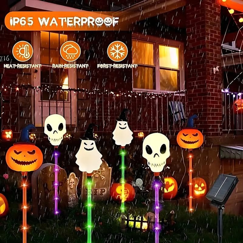 Skanto | 6 i 1 Halloween Solhage Lys