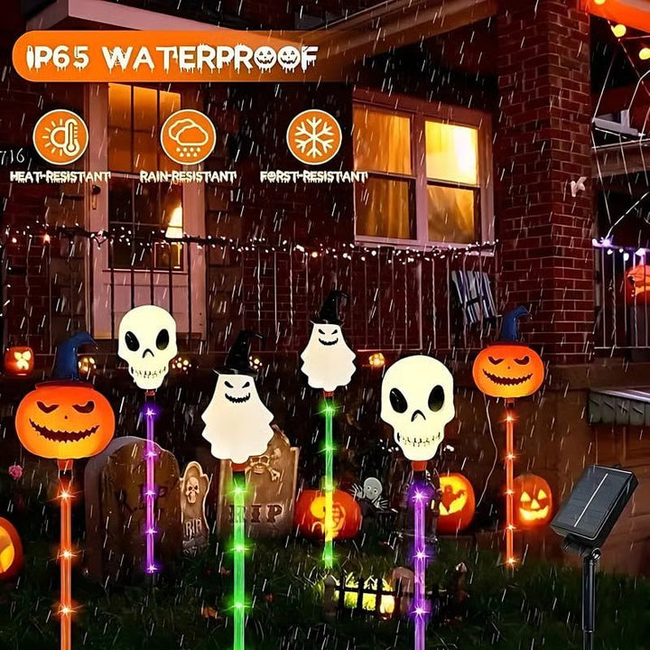 Skanto | 6 i 1 Halloween Solhage Lys