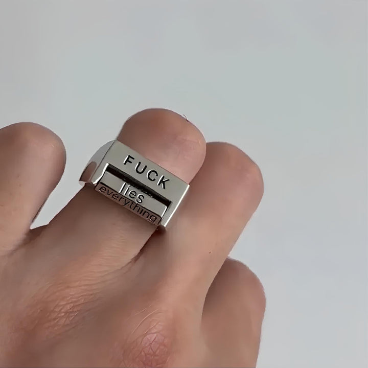 Skanto | Morsom roterbar 'FICK' ring roterbar humørkontrollring