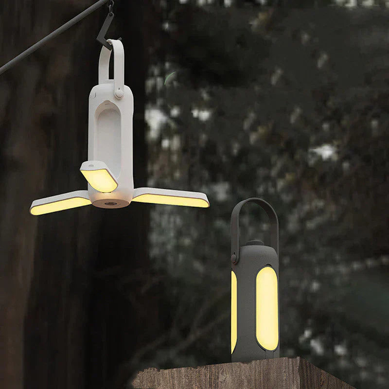 Skanto | Allsidig bærbar campinglampe med fleksible armer – For telt og utendørs