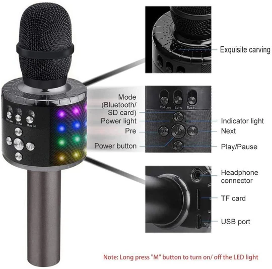 Skanto | Bluetooth Karaoke Mikrofon