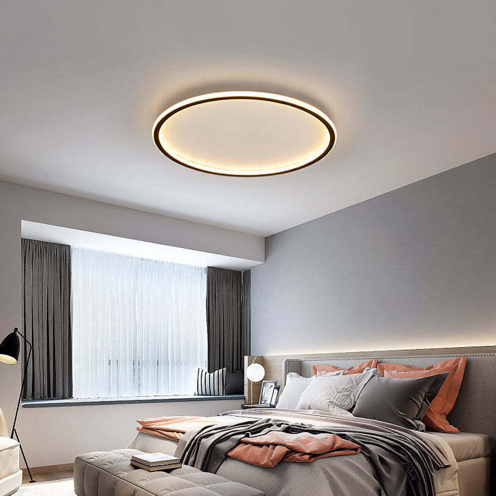 LunaNova – Moderne LED-taklampe i metall/akryl for stue og soverom, ack/Hvit design