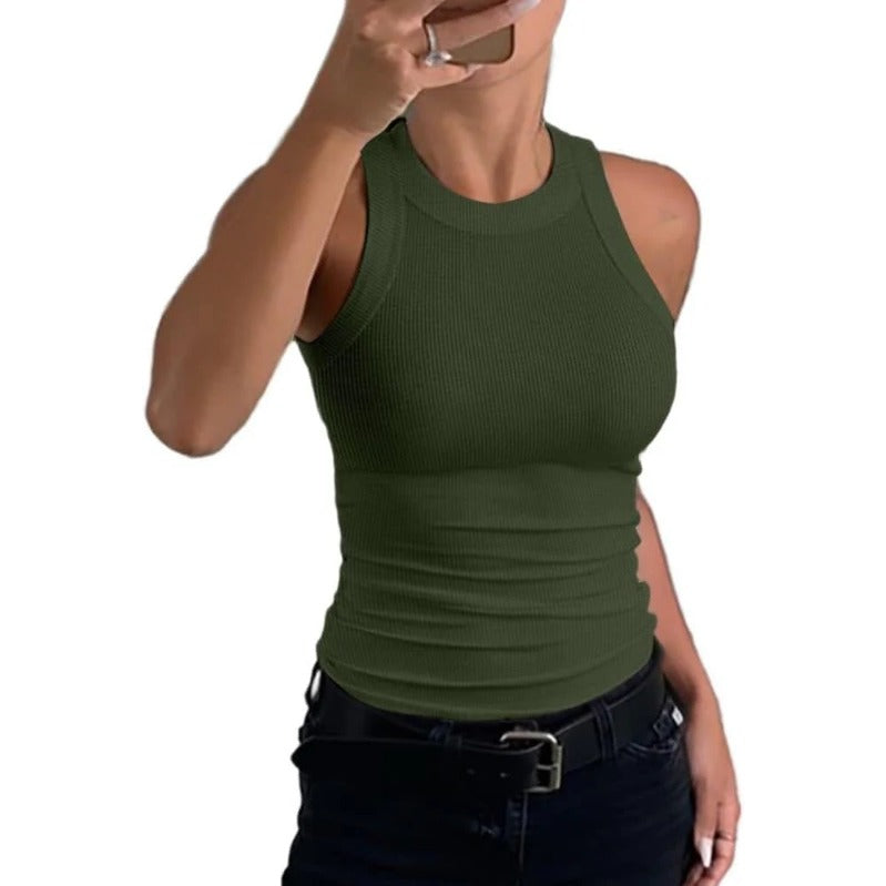 Skanto | Kvinne Ribbet Racerback Tank