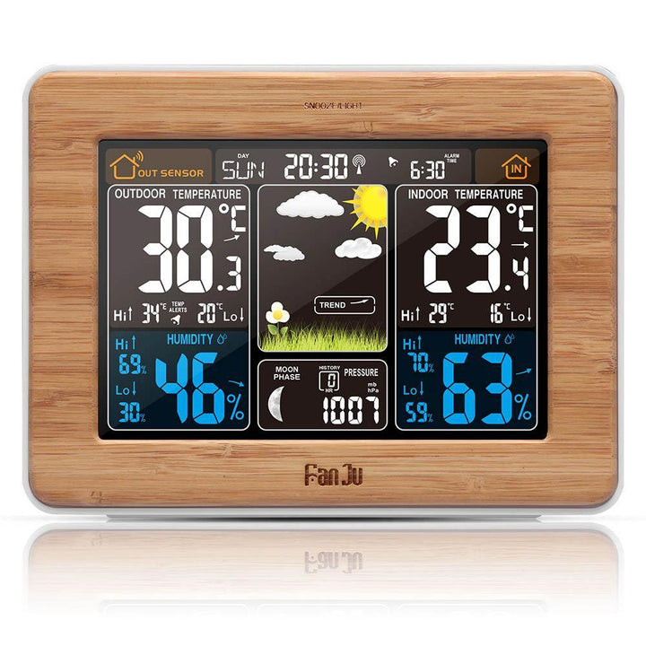 FanJu FJ3365 Smartwatch med Wettersteuerung og rettiche Farbdisplay