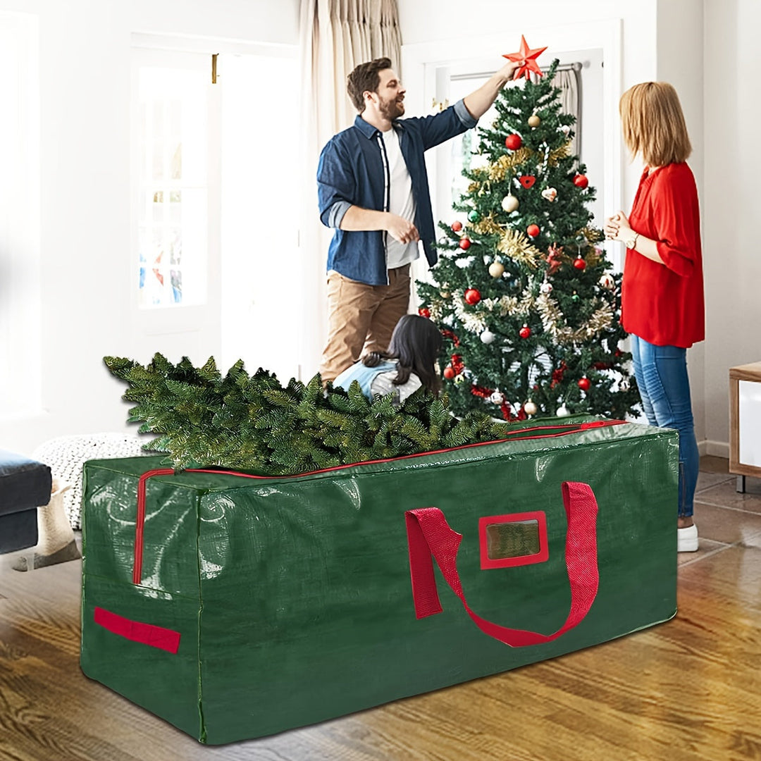 Skanto | Stor Oppbevaringspose for Kunstige Juletre – Vanntett og Holdbar Polyester Modell TreeTote