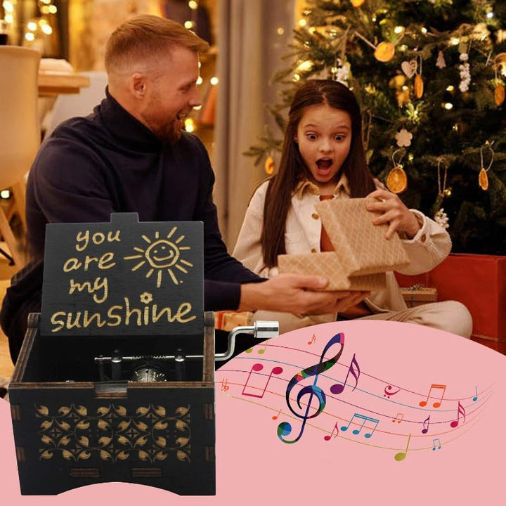 Trekke musikkboks i tre Skanto