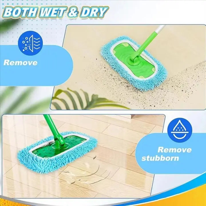 Silke Fluffy Pads — Få gulvene dine skinnende rene uten anstrengelse og føl glansen hver dag | Skanto