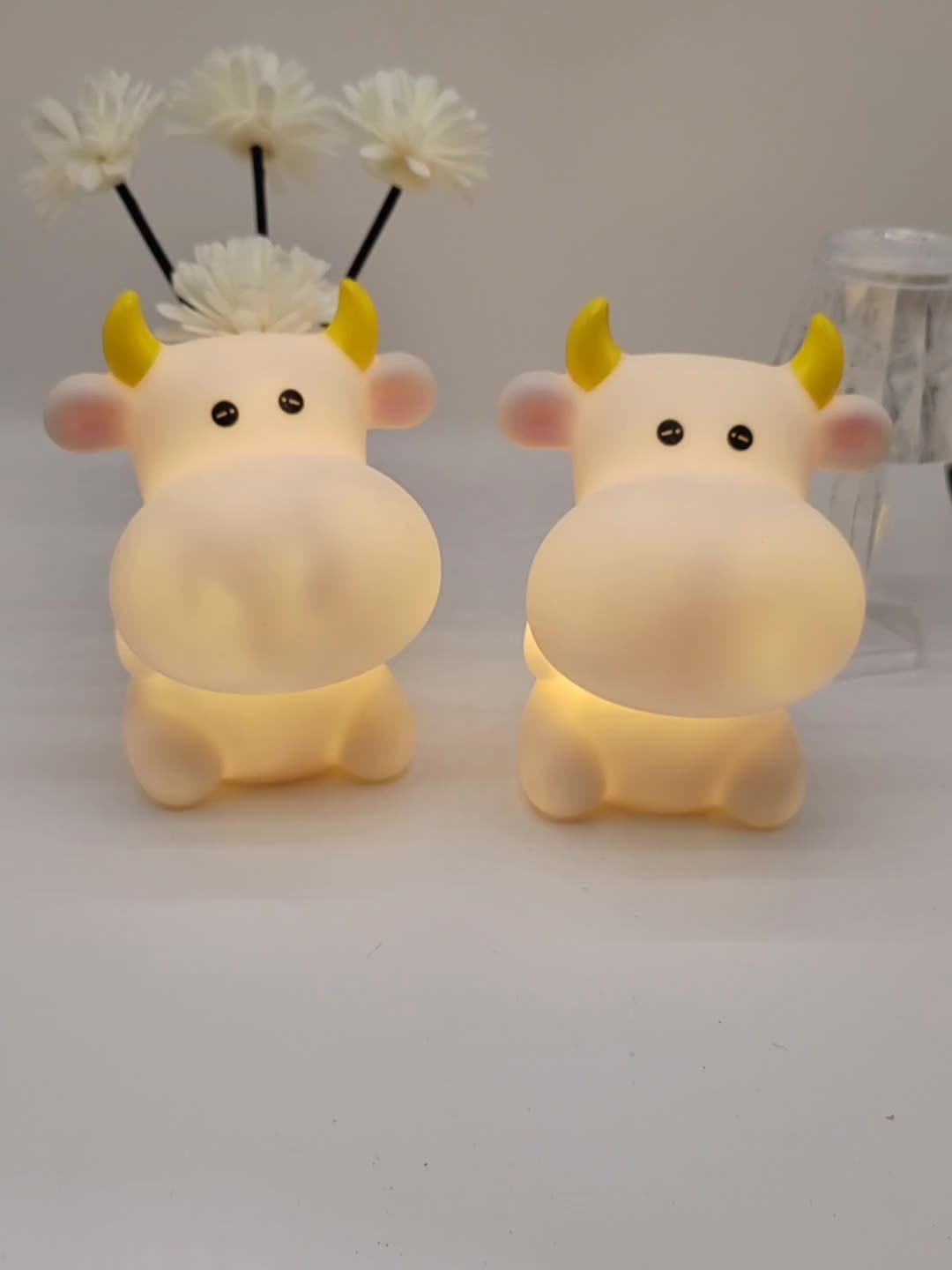 CowGlow Lampe - Søt LED Nattbelysning for Barn