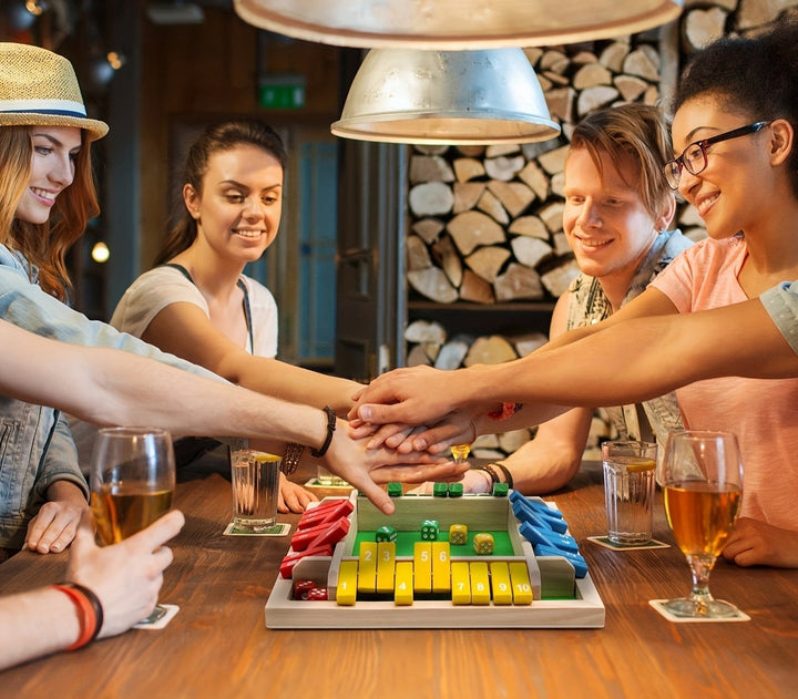 Shut The Box-spill, treplate terningspill Skanto