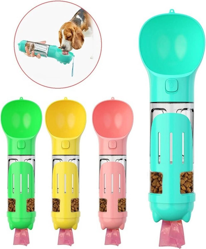 Skanto | Snackbuddy Pro – 2-i-1 Vann- og Matflaske med Bæreposeholder