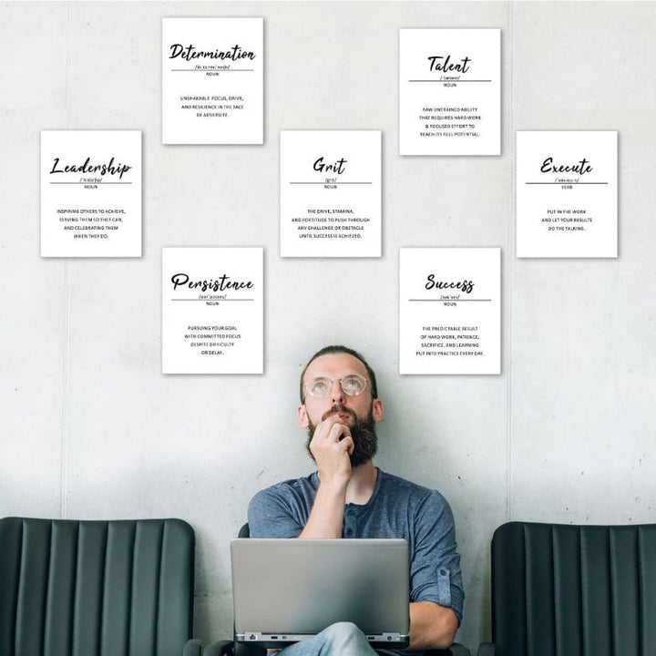 9 deler inspirerende fraser veggkunst | Skanto
