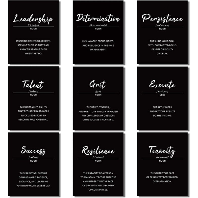 9 deler inspirerende fraser veggkunst | Skanto