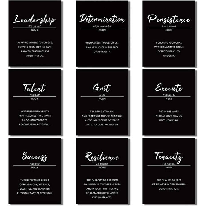 9 deler inspirerende fraser veggkunst | Skanto