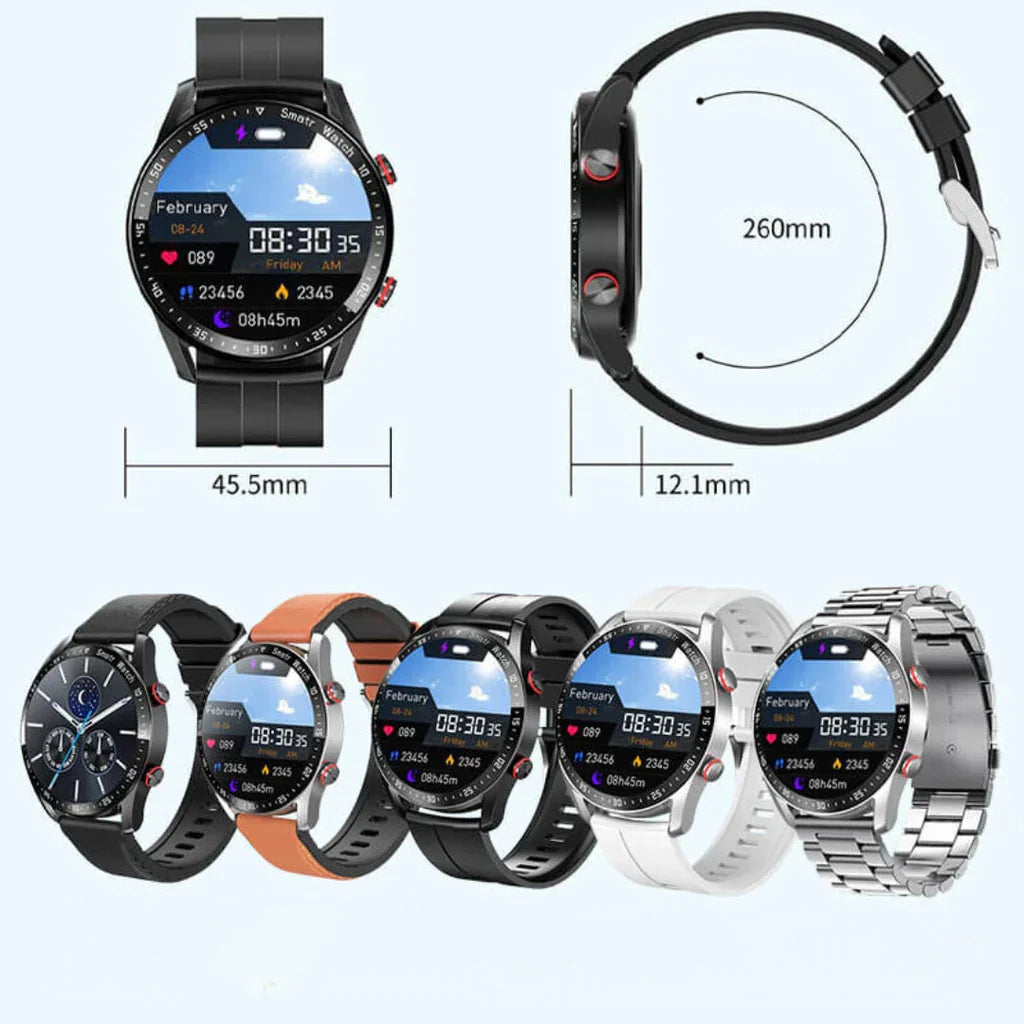 Skanto | SwissMotion - Multifunksjonell Smartklokke Med Lang Batterilevetid