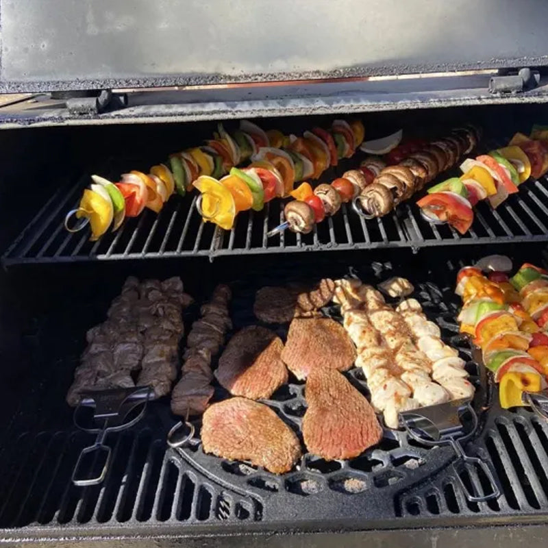 3 Way Grillspyd, Rustfritt Stål Spyd for BBQ | Skanto