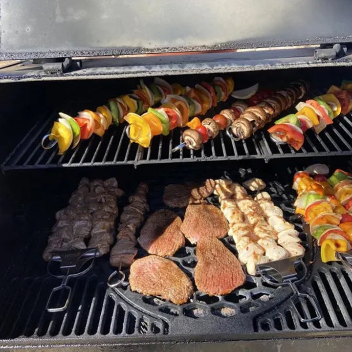 3 Way Grillspyd, Rustfritt Stål Spyd for BBQ | Skanto