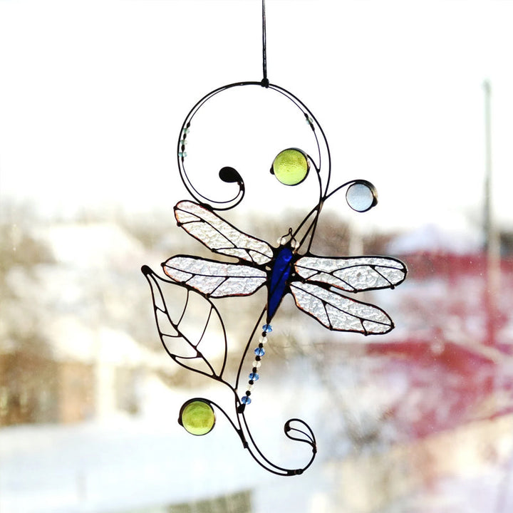 Flekkete Monarch Butterfly Glass Window Decor | Skanto
