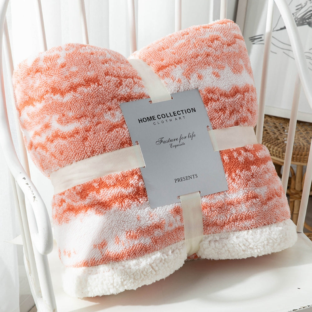 Seraphina Samt-Sherpa-Decke