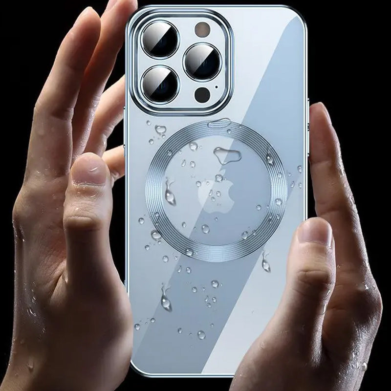 Skanto | Elektropolerings trådløs magnetisk ladende alt-i-ett linseetui for iPhone