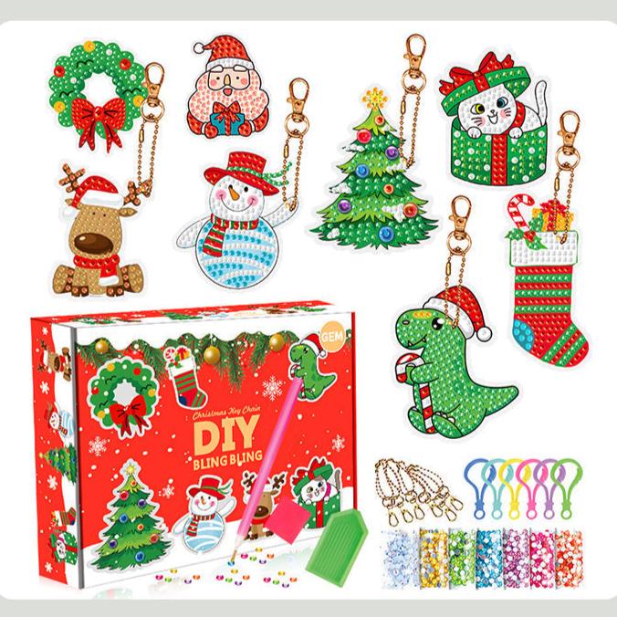 Norvo | Diamond Art Glede | Stimuler Kreativitet & Avslapning - DIY Diamond Maleri Klistremerke Sett for Barn