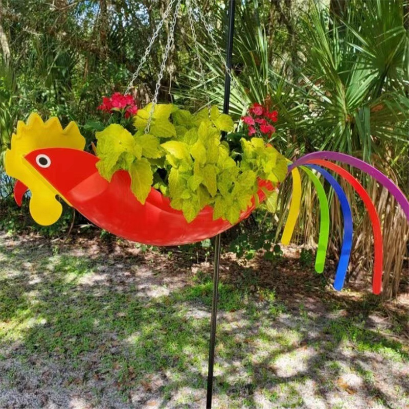 GardenChicken Hängetopf – Die hübsche Dekoschale für Blumen und Kräuter