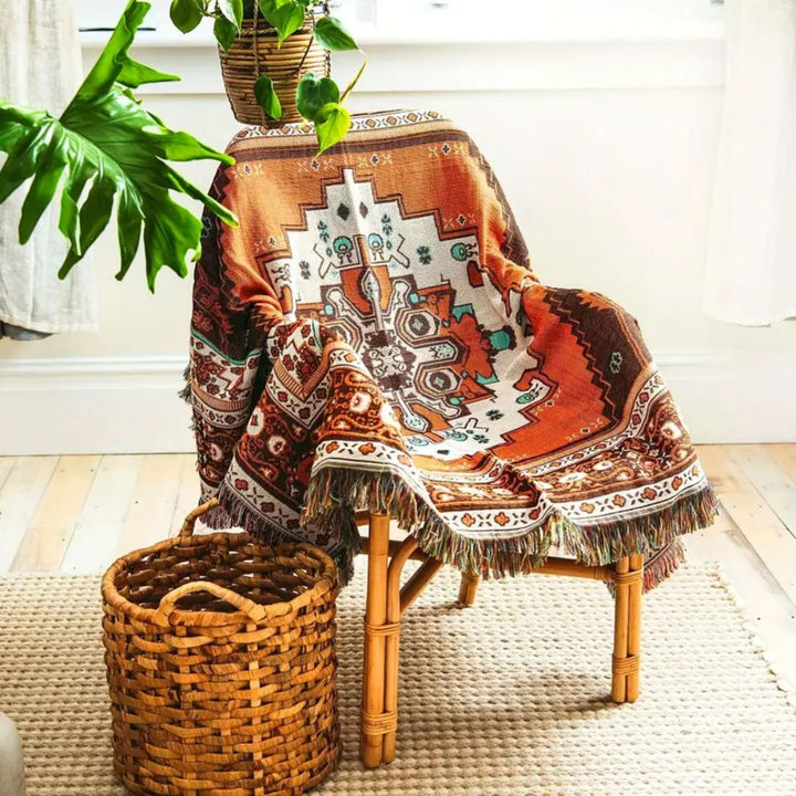 Skanto | Boho Chic Mønstret Kastepledd